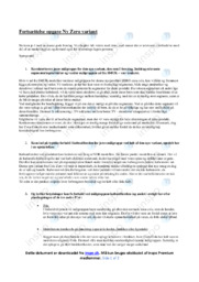 Ny Zero variant | Afsætning