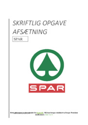 Spar | Afsætning Case