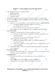 Segmentering på producentmarkedet | Noter Afsætning