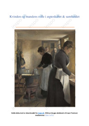 Kvinden og mandens rolle i ægteskabet & samfundet | DHO