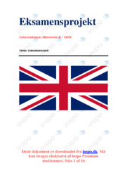 Corona og Storbritannien | IØ opgave