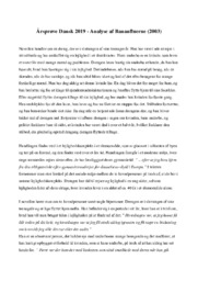 Bananfluerne (2003) | Analyse af novelle | Jan Sonnergaard