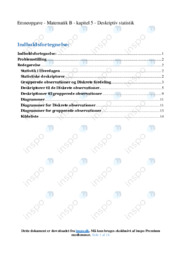 Statistiske deskriptorer | Emneopgave