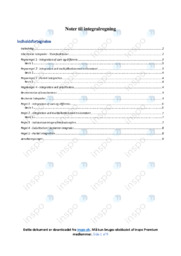 Integralregning |  Noter Matematik