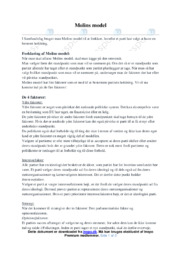 Molins model | Noter Samfundsfag