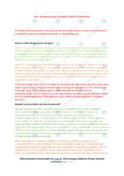 COVID-19 pandemien | Noter Samfundsfag