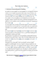 Das Leben der Anderen | Tysk