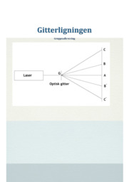 Rapport om gitterformlen | Fysik