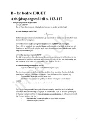 RFD og muskelfiber – B for Bedre Idræt | Arbejdsspørgsmål s. 112-117