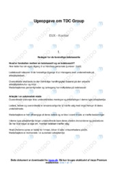 TDC Group | Afsætning Case