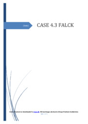 Falck | Afsætning Case