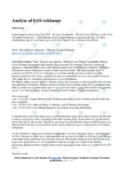 SAS-reklamer | Analyse | Nikolaj Coster-Waldau