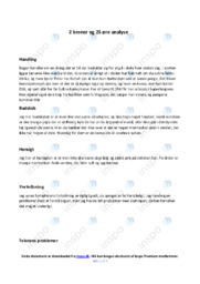 2 kroner og 25 øre | Noter Analyse | Louis Jensen