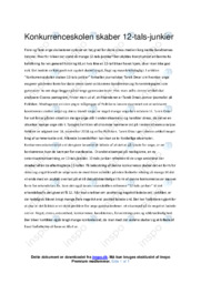 Konkurrenceskolen skaber 12-tals-junkier | Analyse | Tarek Omar