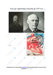 Taler og valgplakaters i 1920’erne | DHO