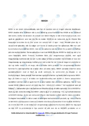 MASH | Afsætning Case