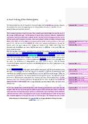 History of the United States | Engelsk Essay