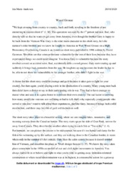 Wood Grouse | Analyse | David Guterson