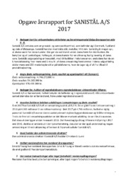 Årsrapport for Sanistål | International økonomi