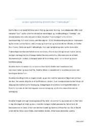 ”Traktosefugle” – Analyse og fortolkning af Dorthe Nors