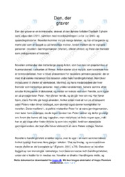 Den der graver | Analyse | Elsebeth Egholm