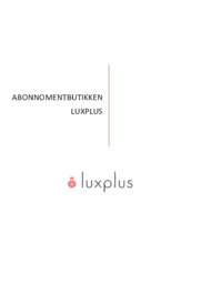Luxplus | Afsætning