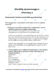 Aldi | Noter Virksomhedsøkonomi