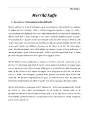 Merrild kaffe | Afsætning