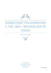 Tilbagetoget fra dannevirke 5. feb. 1864 | DHO