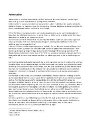 Adams æbler | Analyse | Dansk