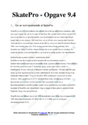 SkatePro | Afsætning Case