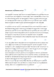 Mønsterbryder i et nymoderne samfund | Dansk Essay