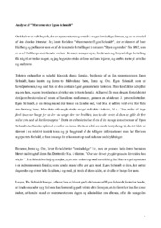 Analyse af ”Murermester Egon Schmidt”