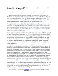 Hvad tror jeg på | Dansk Essay