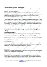 Romantikken | Analyse | Periode