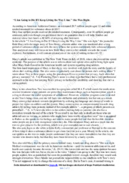 I Am Going to Die If I Keep Living the Way I Am | Analyse