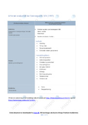 Sex | Analyse | Jan Sonnergaard