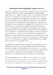 Ligestilling | Debatterende artikel