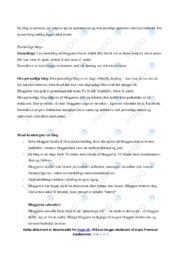Kendetegn ved blog | Noter Analyse