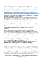 Tale | Analyse | Helle Thorning Schmidt