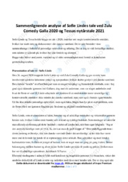 Nytårstale 2021 | Analyse | Tessa
