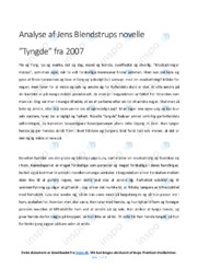 Tyngde | Analyse | Jens Blendstrup