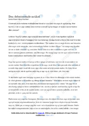 Mobiltelefoner | Debatterende artikel