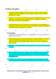 Creating a new nation | Analyse