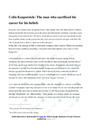 The man who sacrificed his career for his beliefs | Analyse