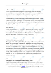Thomas Paine | Analyse