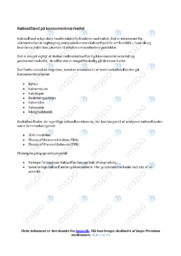 Maslows behovspyramide | noter