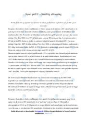 Synet på EU | Samfundsfag