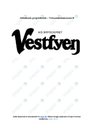 AS byggeriet vestfyen | Virksomhedsanalyse
