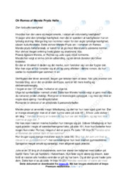 Oh Romeo | Analyse | Merete Pryds Helle